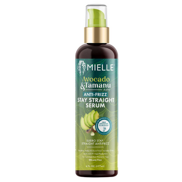 Mielle Avocado & Tamanu Anti-Frizz Stay Straight Serum – 6 oz - ANNS BEAUTY SUPPLY